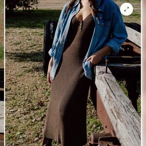 Tasha Polizzi Helena Rib Knit Midi Dress